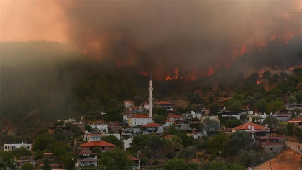 歐洲熱浪、乾旱、野火接踵而至　希臘野火燒毀面積約2座台北市