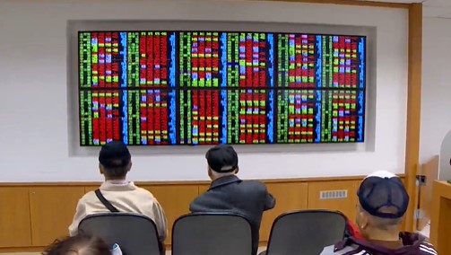 上週發行量加權股價指數跌幅約為2.85%　上市股票總市值達74.05兆元