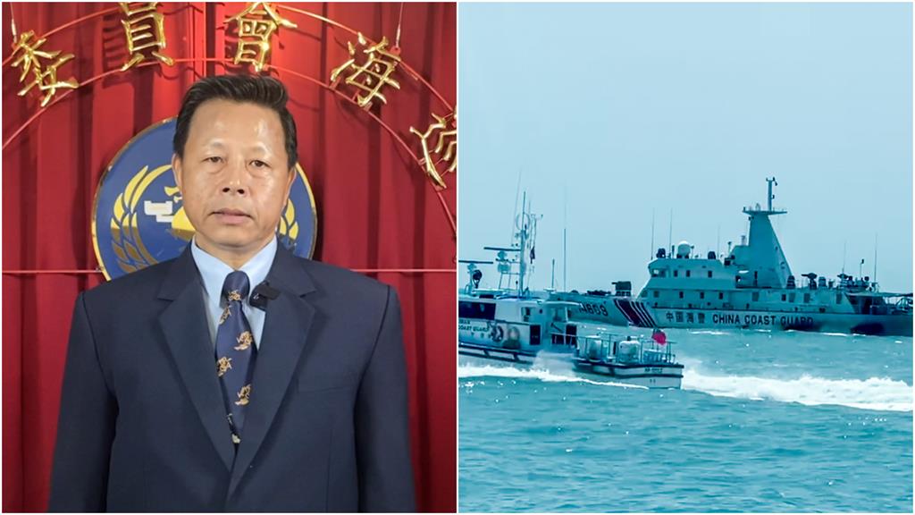 中國4海警船侵踏金門海域！海巡署出動3艦艇驅離「再喊13字警告」：捍衛主權