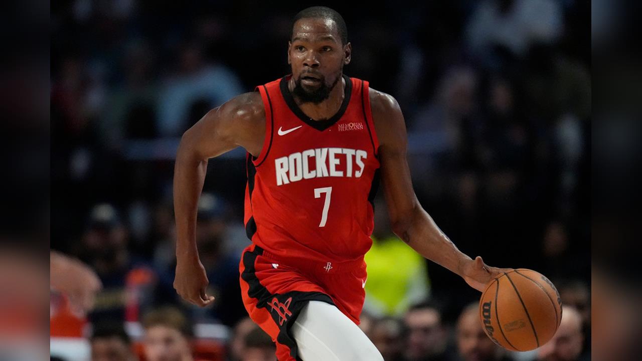 NBA(影)/KD和火箭簽下2年9000萬美元合約! 超越詹皇締造聯盟一新紀錄