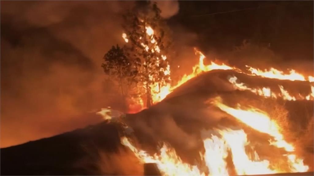 加州北部野火竄燒 5號州際公路封閉