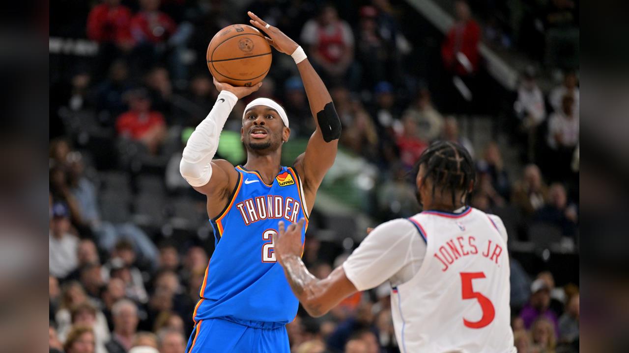 NBA(影)／SGA連80場得分20+超越傳奇紀錄！　雷霆成開季唯一不敗之師