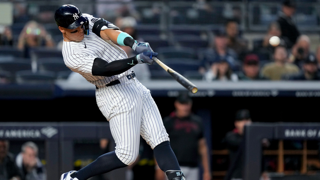MLB(影)/洋基「法官」不用魚雷棒照樣開轟!達標500支長打創隊史第3快紀錄