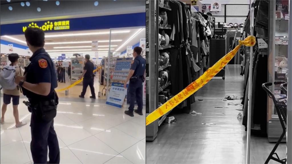 驚！台南醉漢「賣場揮武士刀」中槍急送醫　目擊者：警察救了客人