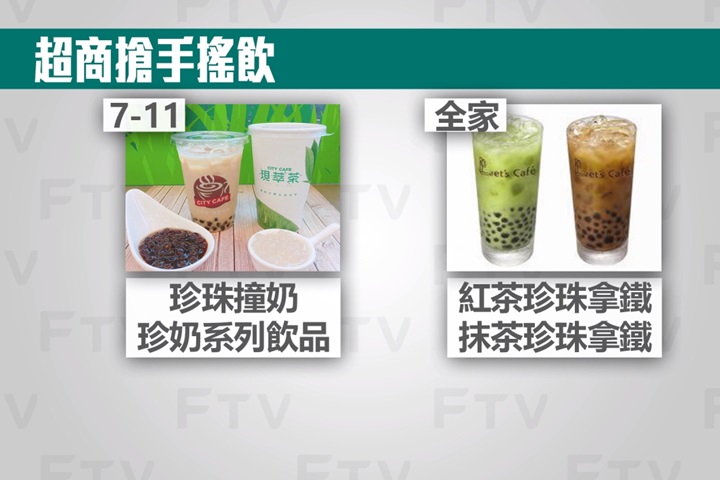 超商推珍珠撞奶 搶攻手搖飲商機