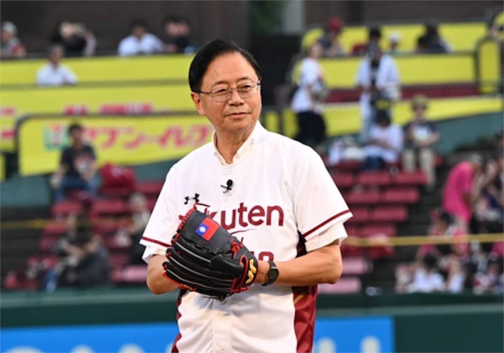 張善政受邀前往日本宮城縣　擔任日職棒樂天金鷲開球嘉賓