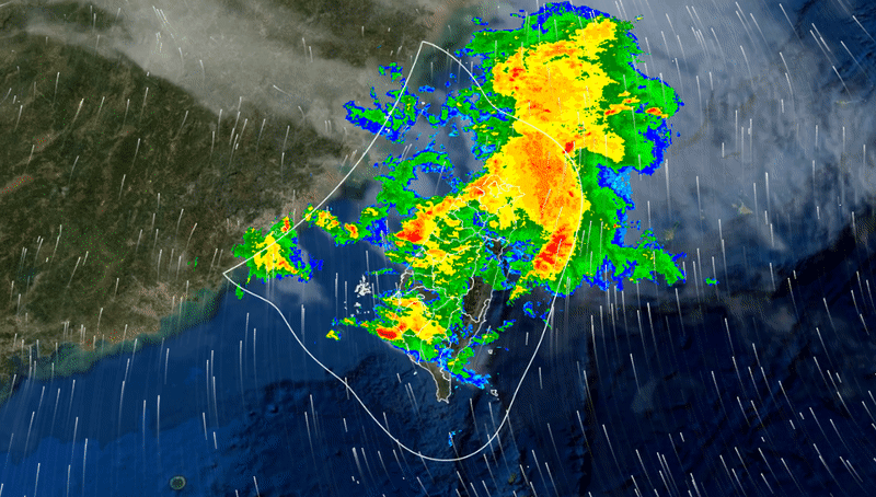 「紫色雲頂」強對流滯留南海!專家示警「雨停別鬆懈」:這雲系最容易致災
