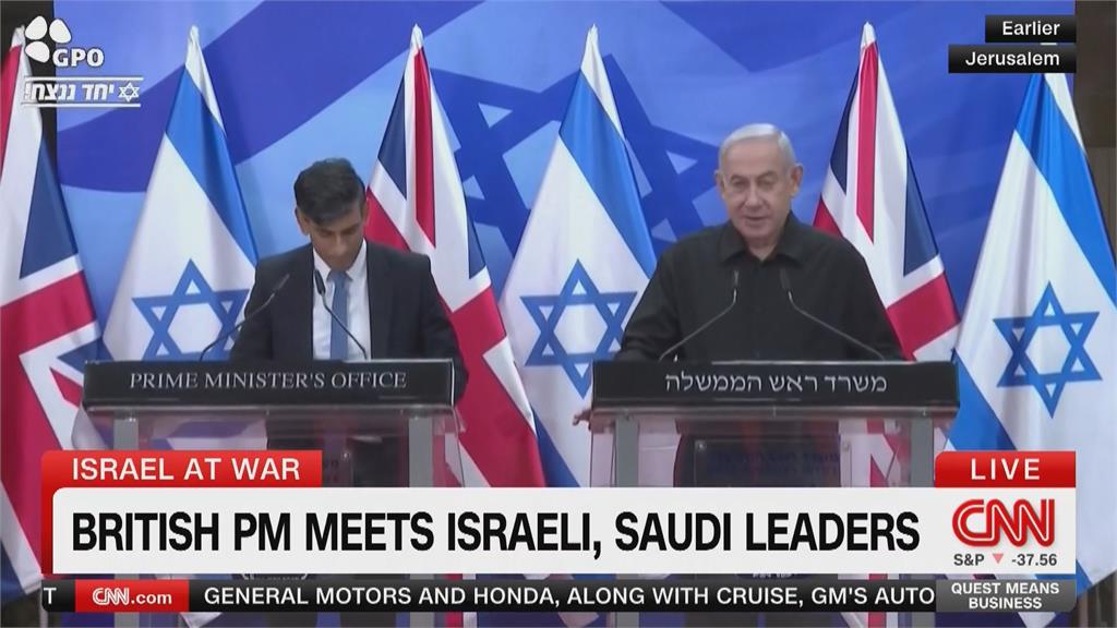 英首相挺以色列自衛反擊　會沙國王儲盼穩中東