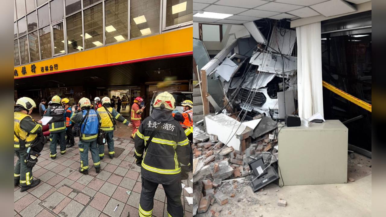 三立採訪車「突撞進銀行」釀10傷！駕駛還原過程「疑1狀況失控暴衝」