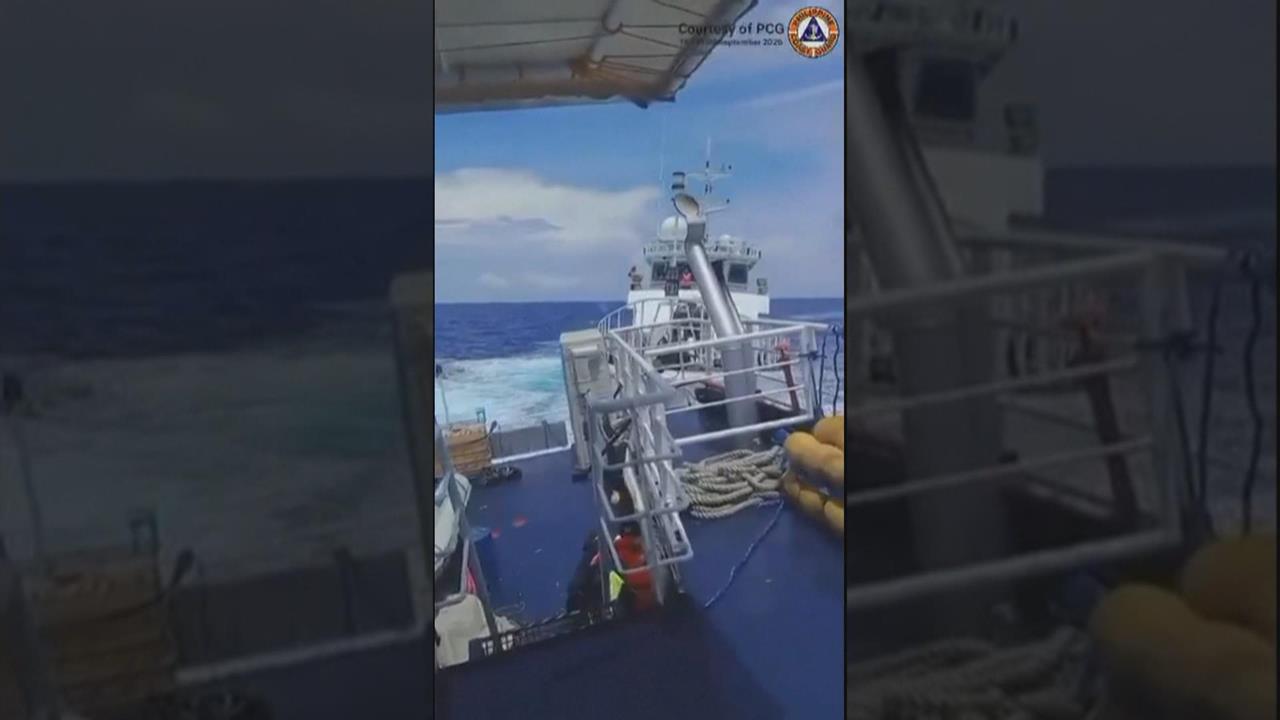 南海又爆衝突！　中海警船撞菲漁船　欄桿、甲板受損