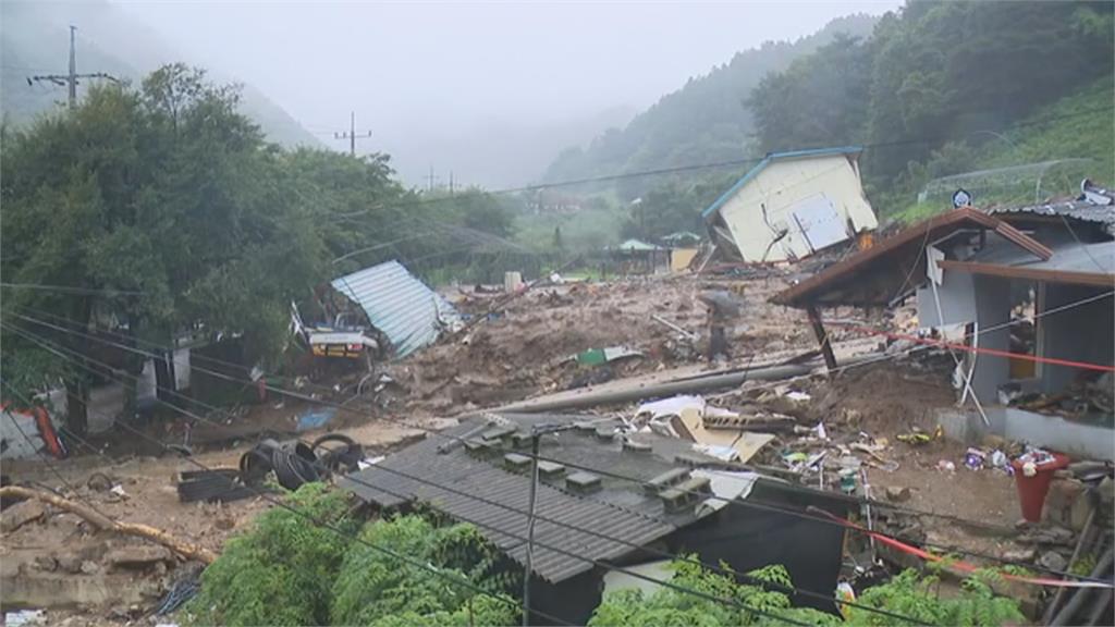 南韓暴雨至少40人罹難 水淹及胸!牛隻泥水裡游走「多地氾濫成災」