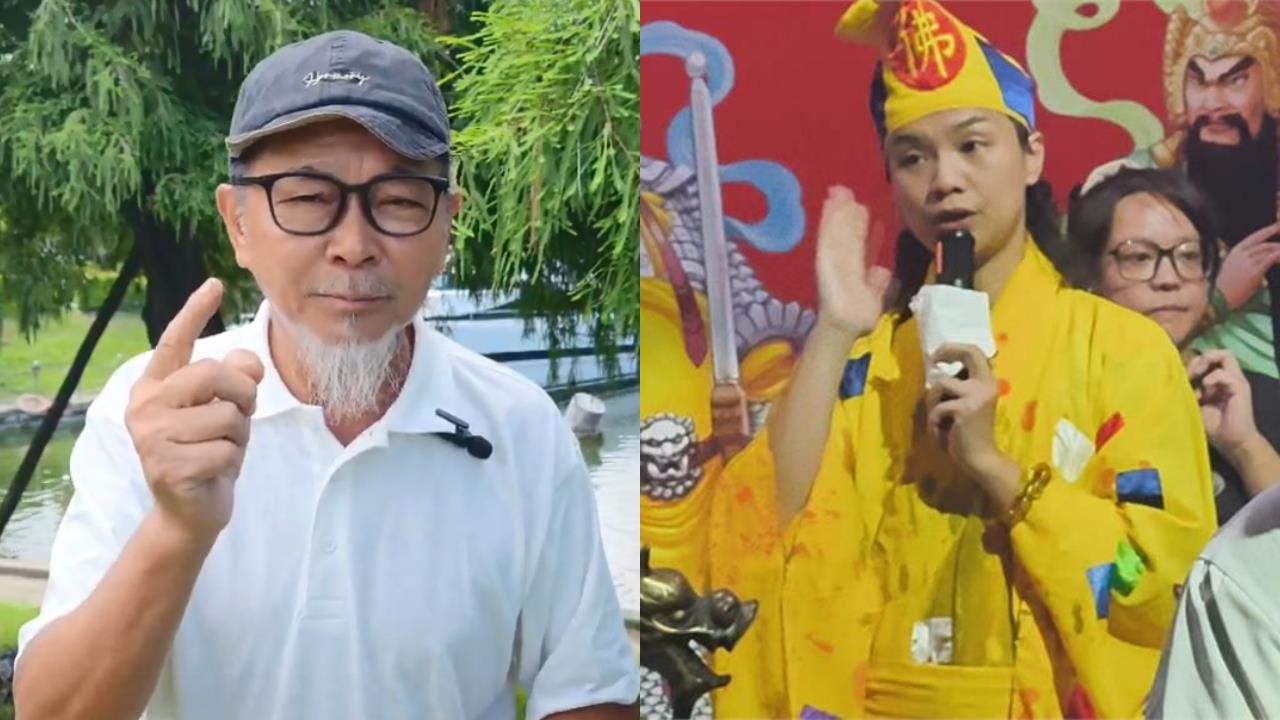 尬電師父嗆再鬧事「全台陪葬」！信徒敲碗天尊召喚巴威颱風⋯廖大乙回1句全網嗨了