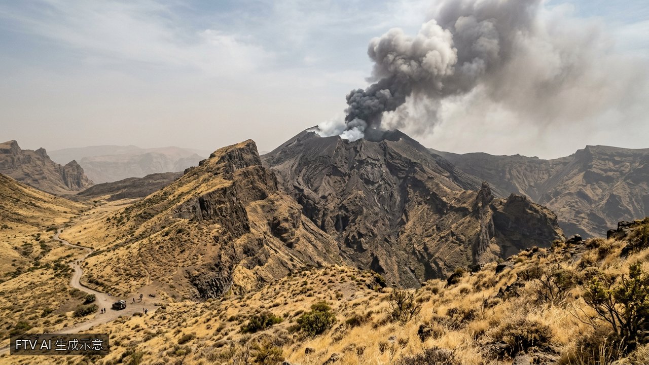 聖嬰現象發威！印尼婆羅摩火山野火狂燒　景區急關閉