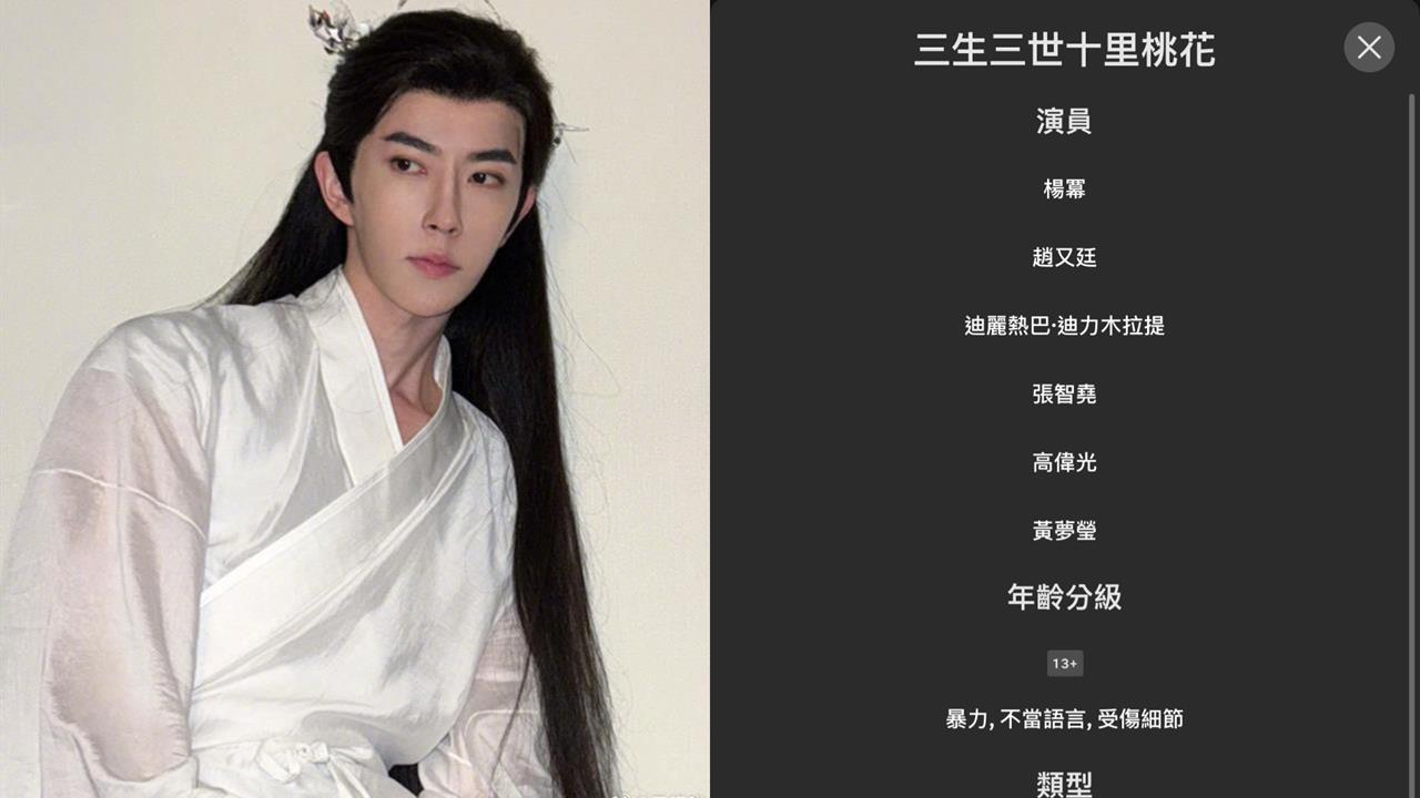 于朦朧「墜樓案」身亡不到2週！網見《三生三世》演員名單急切割：毀屍滅跡？