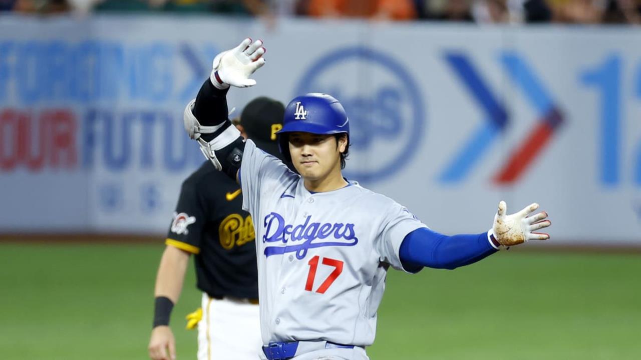 MLB(影)/罕見遭嗆超爛、過譽!大谷翔平3支0後「用長打堵嘴」回敬海盜球迷噓聲