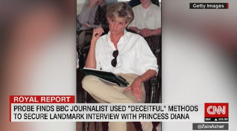 BBC公布調查 承認前記者誘騙黛妃受訪