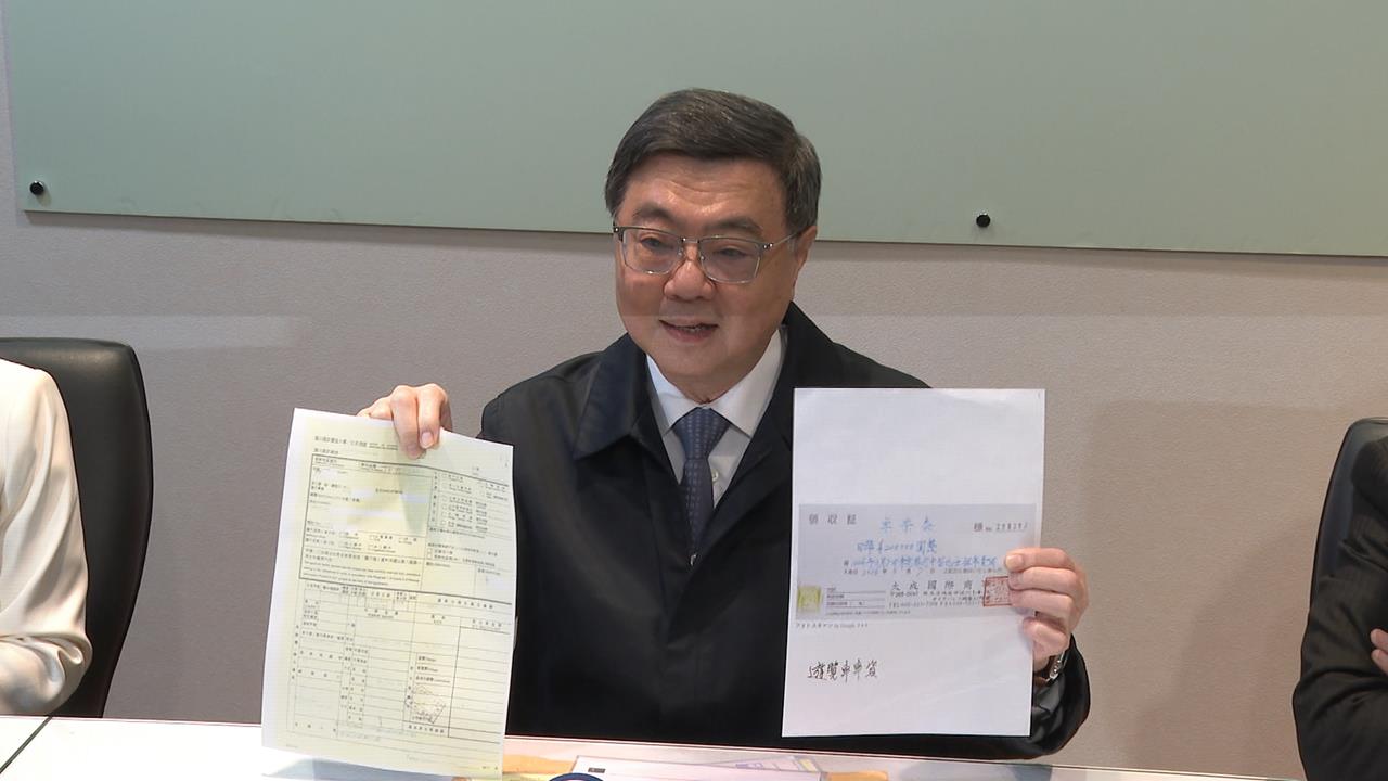 曬單據打臉藍營！　卓榮泰訪日行程「約214萬」全自費