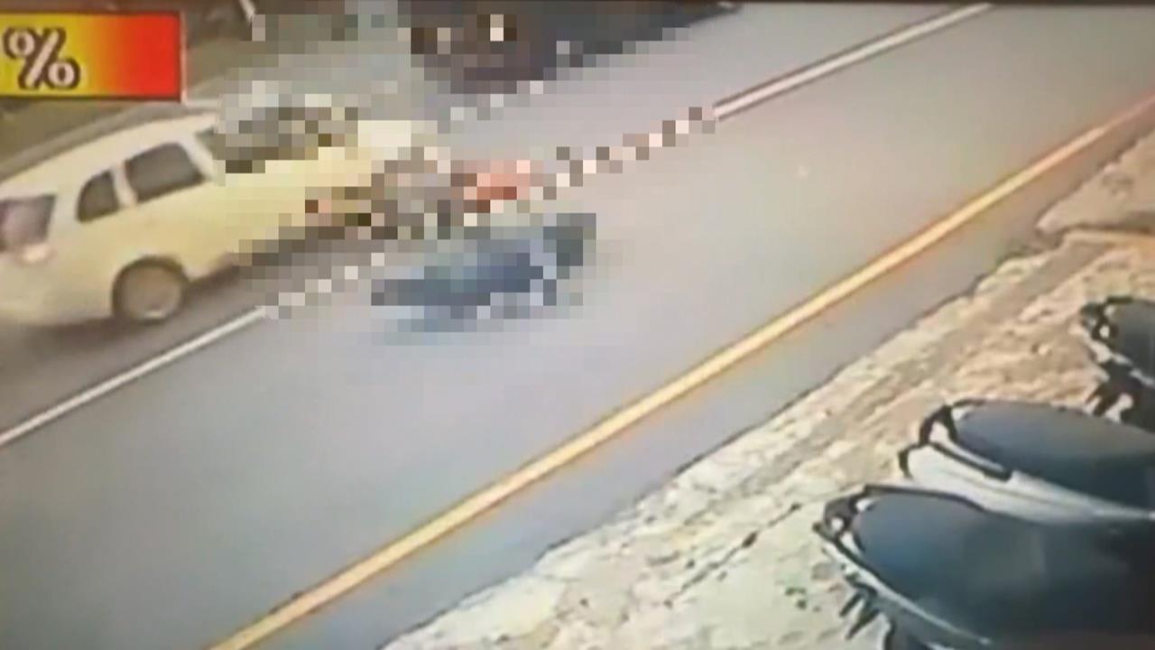 一家三口到高雄走路遭撞飛！　岳母、女婿不幸喪命