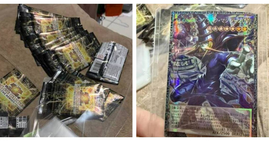 抽中百萬《遊戲王》神卡　玩家一刀剪壞當場崩潰