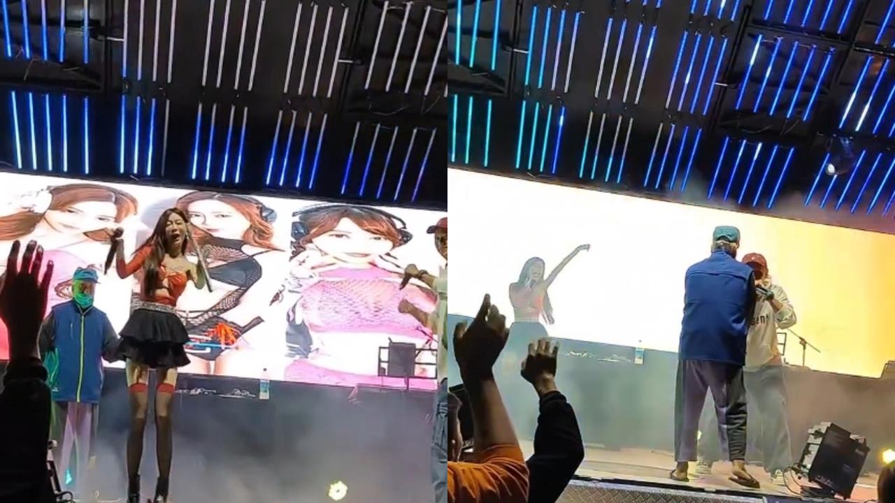 日文女神正面開雙洞「超震大跳」！阿北「突衝上台」亂入尬舞　她真實反應曝光