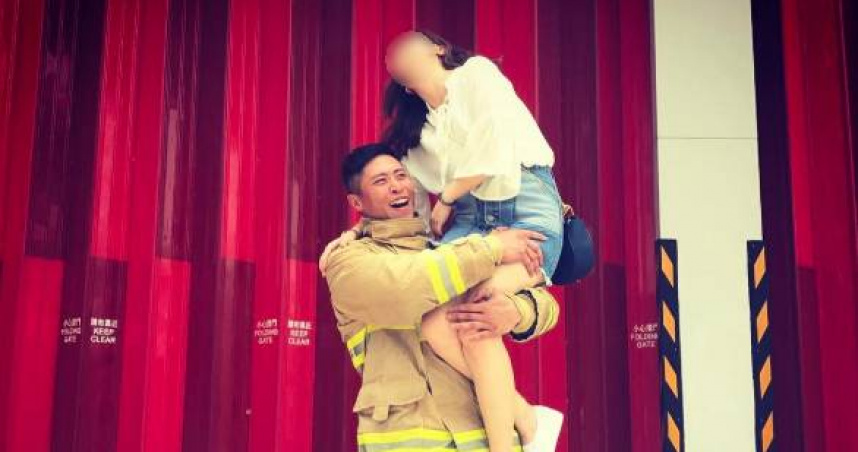 香港惡火37歲消防員殉職　曾穿制服抱10年女友感性告白
