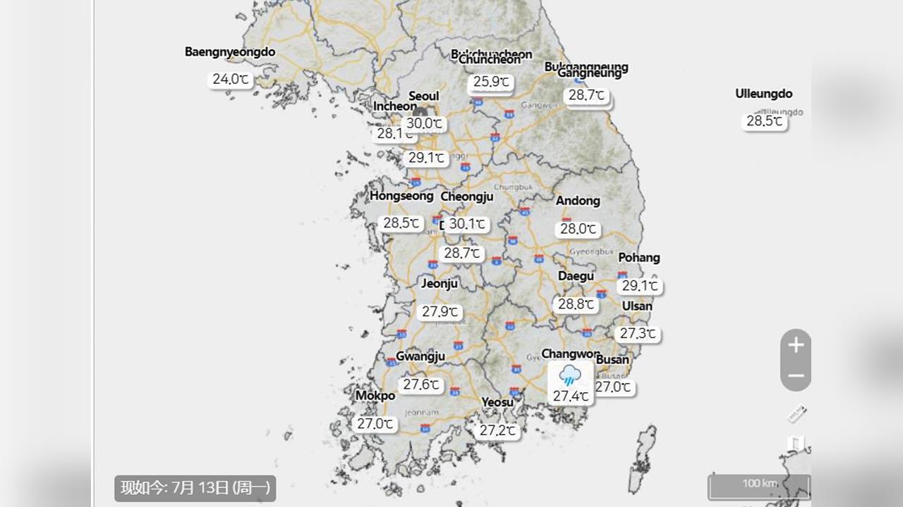 高溫警報持續！ 南韓飆破37.7度 颱風巴威擾濟州島航班