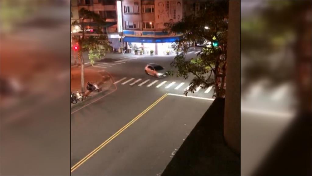深夜擾民！連續甩尾發刺耳聲響　轎車駕駛稱：想外出試胎