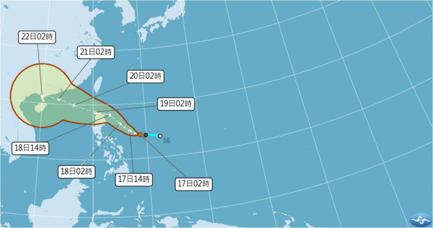 薇帕颱風將成形!這3日最接近台灣 東部慎防大雨