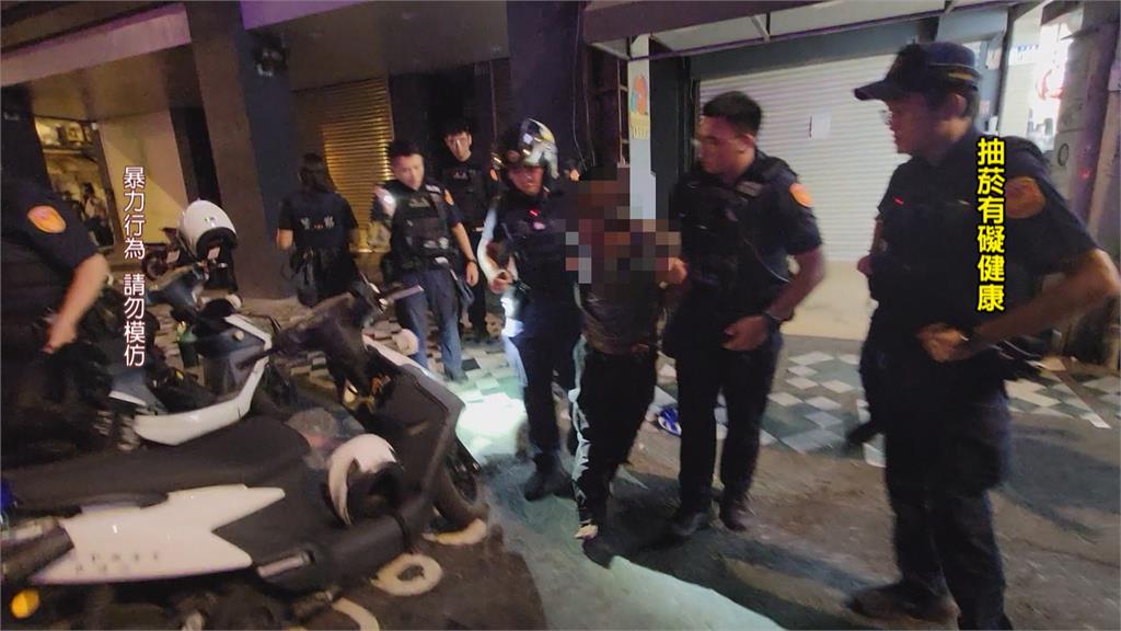 花蓮男子不滿被盤查　持美工刀攻擊　員警受傷縫26針