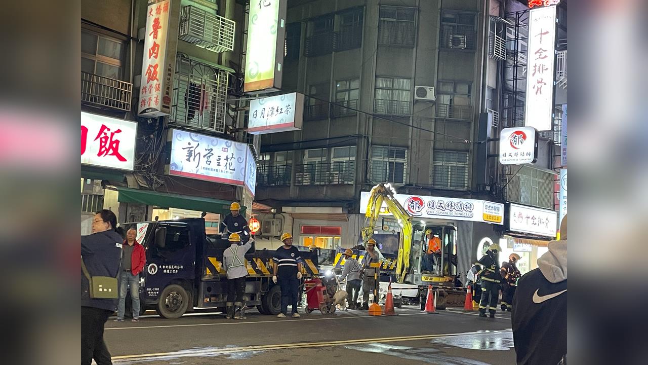快新聞／民眾注意！北市延平北路三段附近瓦斯外洩　現場進行交通管制