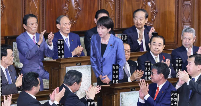快訊／首輪投票獲237票　高市早苗成日本第一位女首相