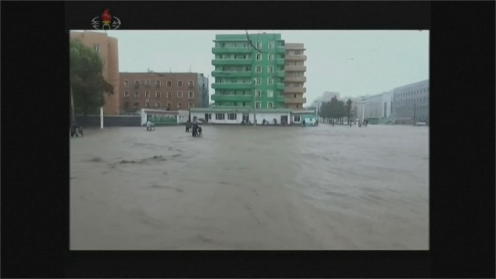 九龍江洪水氾濫 北朝鮮寧邊核設施遭淹