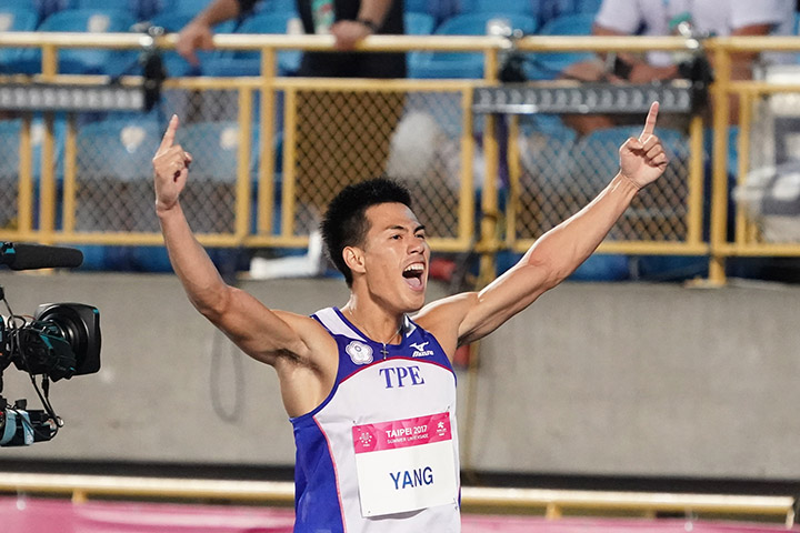 世大運》台灣最速男楊俊瀚晉級 21秒09分組第一 