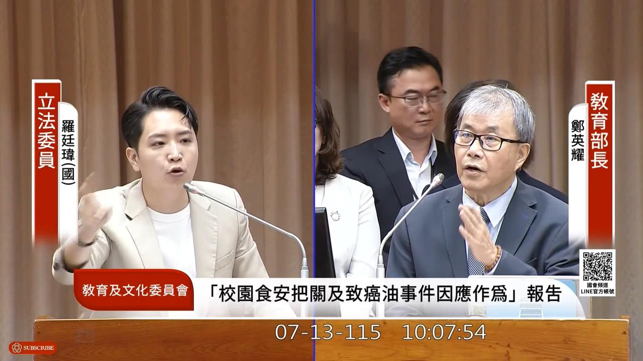 中聯致癌油批號「擴大到五批」　林靜儀：已預防下架2萬7千多噸