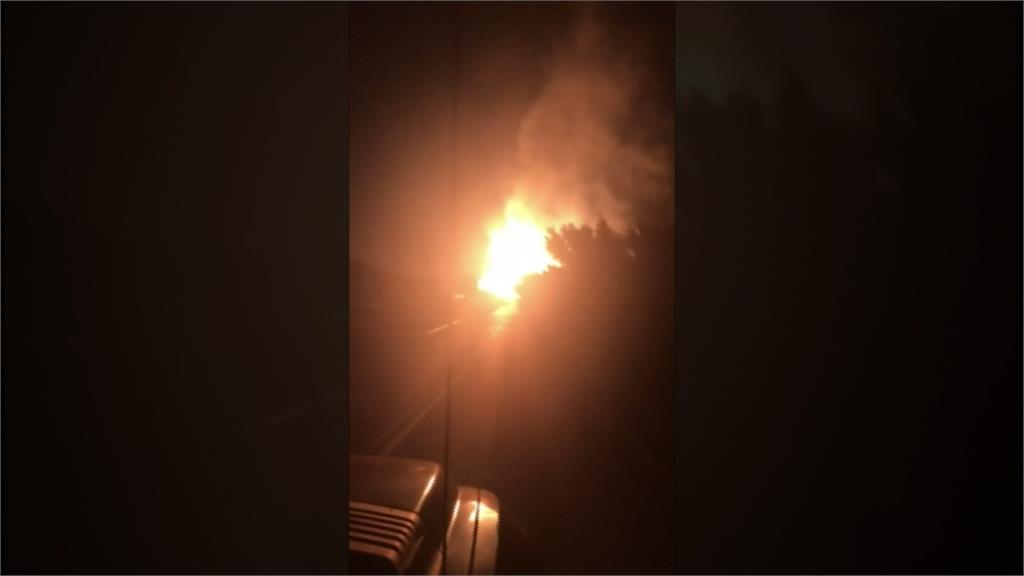 火焰衝上天際30多公尺！天然氣管線爆炸  嚇壞附近居民