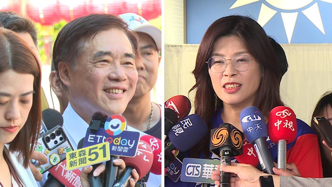 鄭麗文穿國旗裝展信心 郝龍斌曝盧秀燕傳訊息打氣