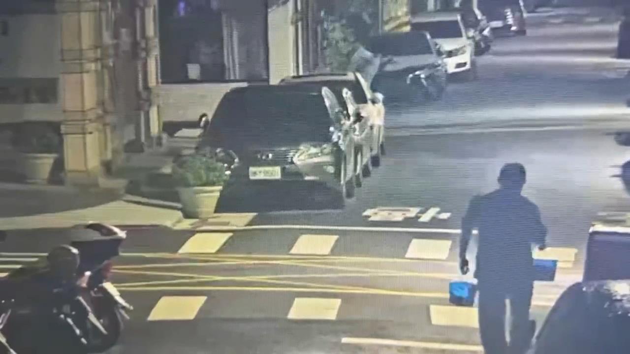 天母知名私廚「疑感情糾紛」遭潑藍漆　嫌犯特地從新竹北上犯案