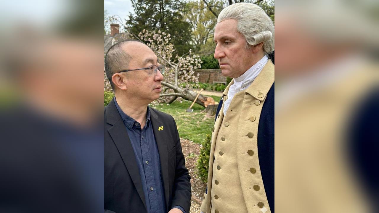 快新聞／柯文哲喊「跟華盛頓直接溝通」　周偉航秀合照酸：問誰砍櫻桃樹