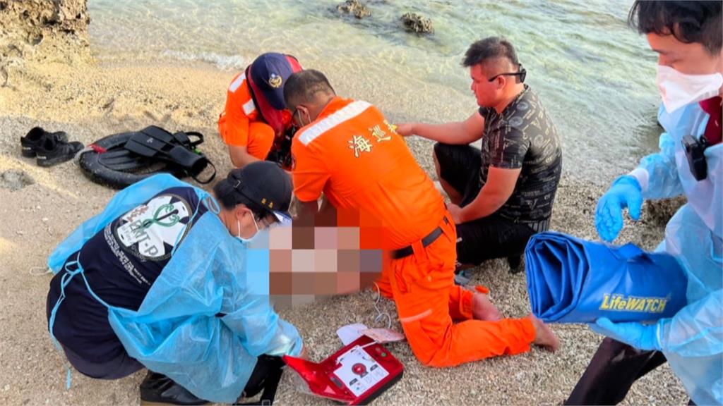 墾丁後壁湖海域溺水意外　1男1女潛水客搶救不治