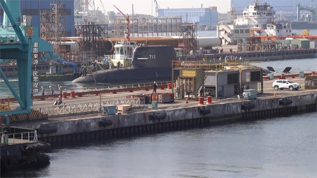 國艦國造好消息！　「海鯤號」出塢亮相　如期4月海測