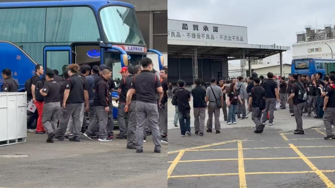 台灣普利司通「關廠裁員」！553人遊覽車載走協商…勞工處：已接獲通報