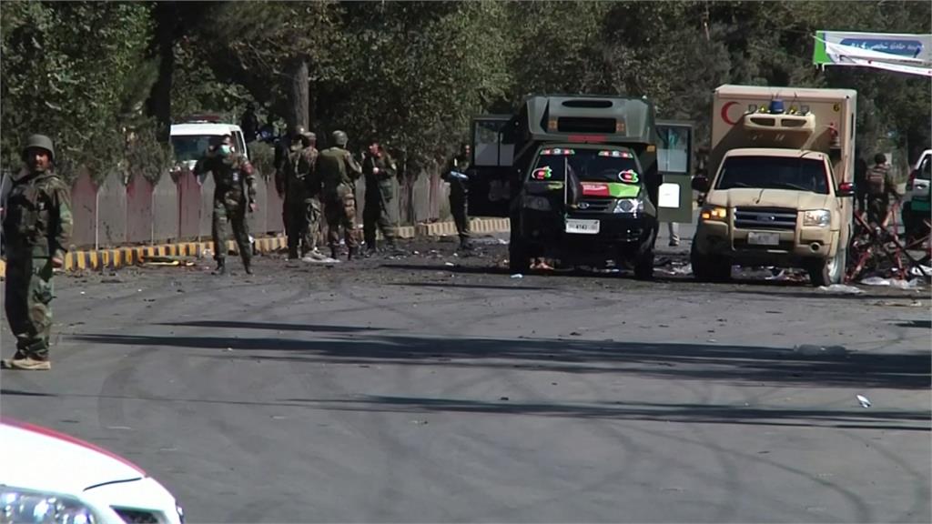 塔利本自殺炸彈恐攻 鄰近阿富汗總統造勢場