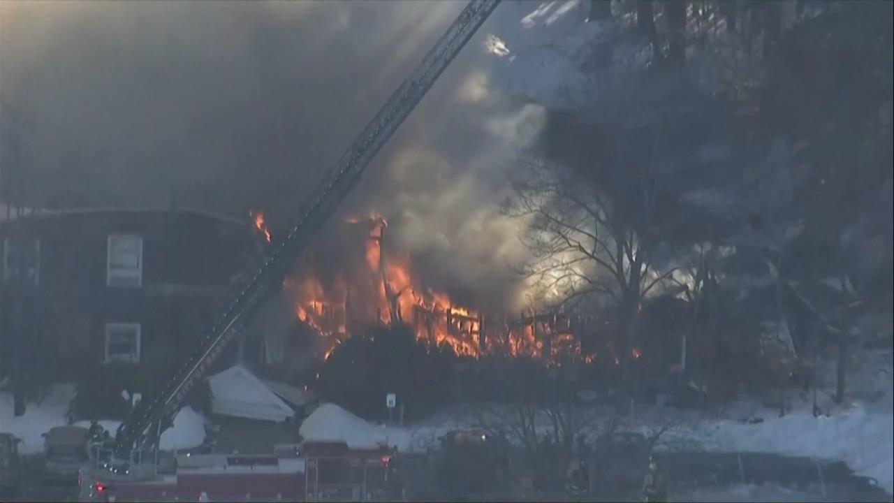 美國新罕布夏州心理健康中心氣爆大火 至少3消防員受傷