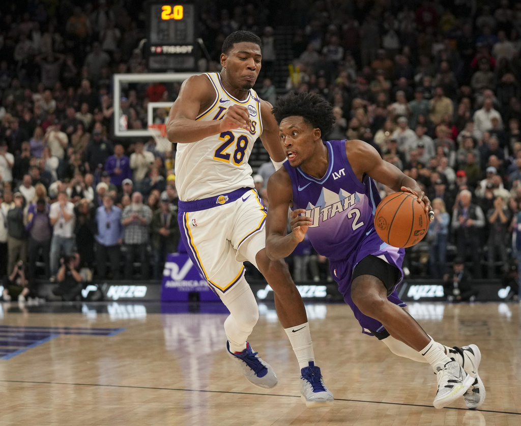 NBA(影)／塞克斯頓致勝上籃遭自家教練暫停沒收　爵士1分差不敵湖人