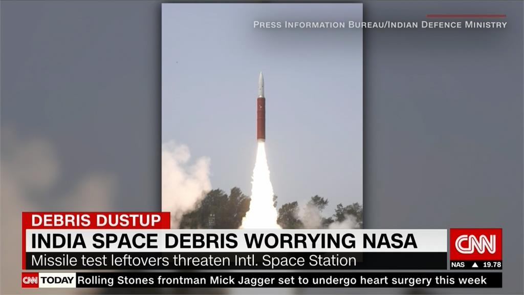 印度射飛彈擊毀衛星 <em>NASA</em>痛批：製造太空垃圾
