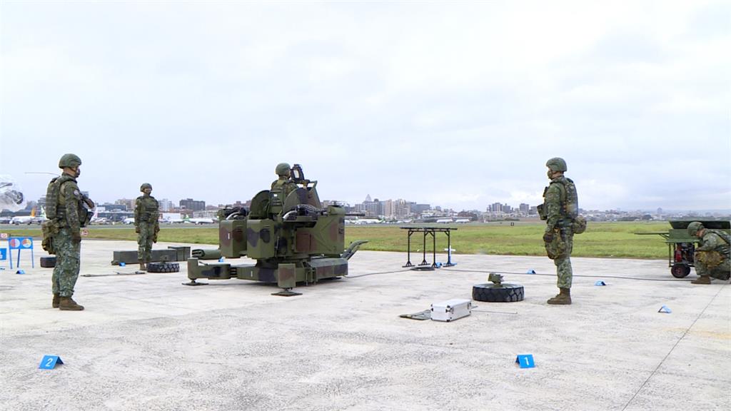 空軍防砲部隊鎮守松機　防敵軍殺入政經中樞