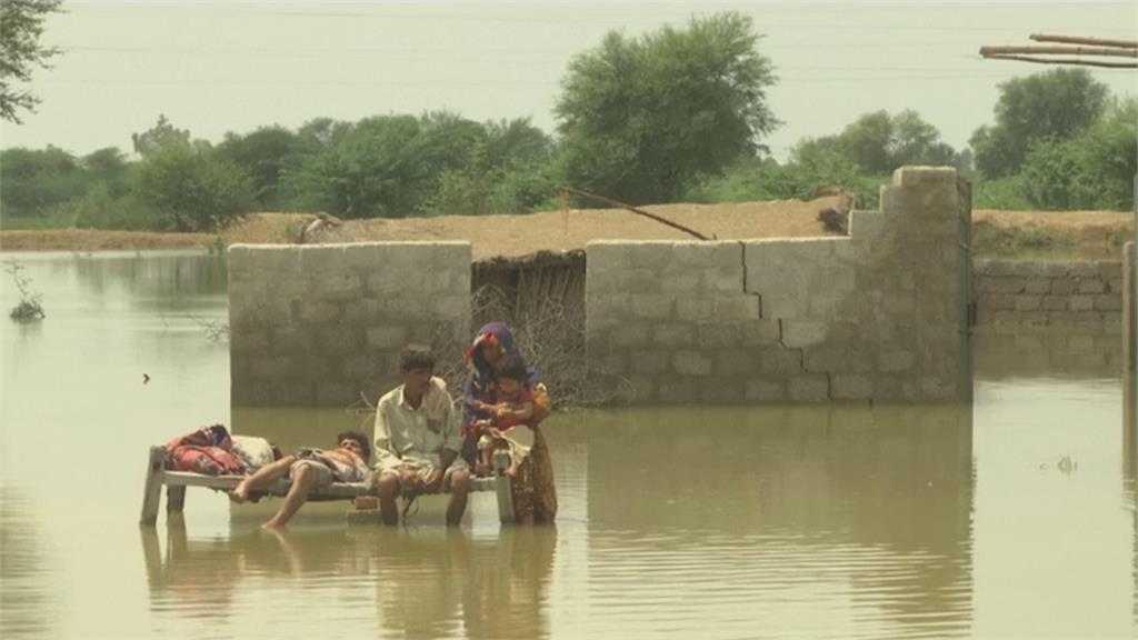 巴基斯坦洪水奪千命　7分之1人口受災