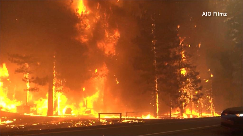 北加州大火迅速延燒 百年淘金城鎮數小時全毀