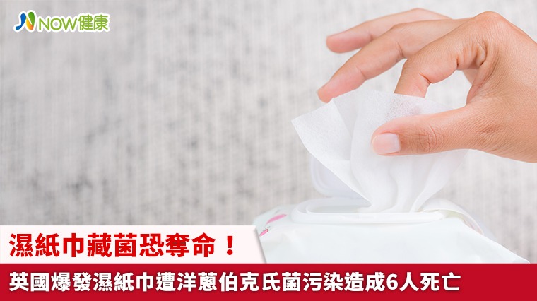 濕紙巾藏菌恐奪命！ 英國爆發濕紙巾遭洋蔥伯克氏菌污染造成6人死亡