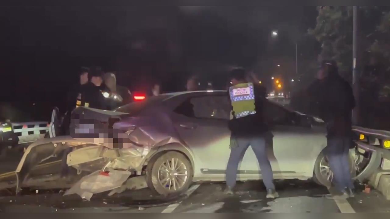 最新／台東驚傳搶警車！派約4車狂追犯嫌　釀卑南東成橋車禍